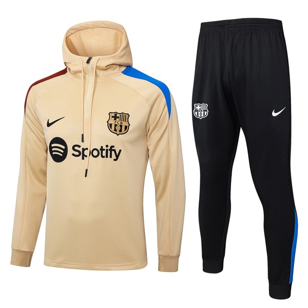 Sudadera Con Capucha Barcelona 2024/2025 Amarillo 3